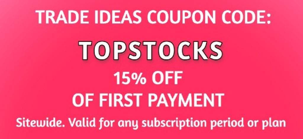 Trade Ideas coupon code TOPSTOCKS15